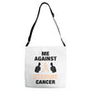 Me Against Uterine Cancer Adjustable Strap Totes