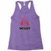 offensive t shirt shocker 3 fingers rude tee funny shirt Racerback Tank