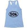 ultra 50k oval Racerback Tank