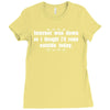 internet was down so i thought i'd come out side today Ladies Fitted T-Shirt
