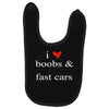 boobs &amp; fast cars Baby Bibs