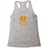 lmfao robot head Racerback Tank