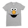 Cookie Monster Elmo Ladies Fitted T-Shirt