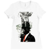 business man Ladies Fitted T-Shirt