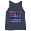 made in 1967 50 years of being awesome Tank Top