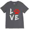 love dog paw V-Neck Tee