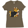 corgi potter Ladies Fitted T-Shirt