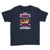 Never Underestimate A Man Who Watches Friends And Was Born in December Youth Tee