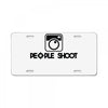 people shoot License Plate