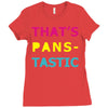 pansexual pride Ladies Fitted T-Shirt