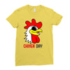 Chiken Ladies Fitted T-Shirt