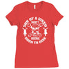 son of a biker Ladies Fitted T-Shirt