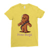 hug a wookiee Ladies Fitted T-Shirt