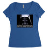 darth vader sith happens ideal birthday present or gift Women's Triblend Scoop T-shirt