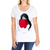 marceline pocket Ladies Curvy T-Shirt