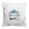 Just Play It Fortnite Throw Pillow