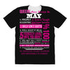 quens are born in may All Over Women's T-shirt