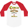 cinco de mayo badass skull 3/4 Sleeve Shirt