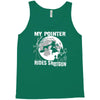 my pointer rides shotgun Tank Top