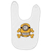 minion skull Baby Bibs