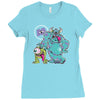 monsters fink Ladies Fitted T-Shirt