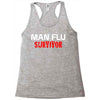 man flu survivor Racerback Tank