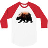 Bear Adventure With Rose 3/4 Sleeve Shirt