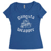 gangsta wrapper Women's Triblend Scoop T-shirt