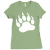 tiger paw sticker vinyl decal   wildcat claws print pet car window tru Ladies Fitted T-Shirt