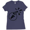 f bomb Ladies Fitted T-Shirt