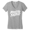 must go faster 2 Women's V-Neck T-Shirt