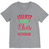 jolliest bunch of elves this side of the nuthouse V-Neck Tee