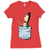 mr. poopybutthole Ladies Fitted T-Shirt