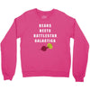 bears beets battlestar galactica Crewneck Sweatshirt