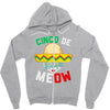 cinco de meow Zipper Hoodie