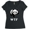 wtf panda Women's Triblend Scoop T-shirt
