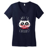 why so curious Women's V-Neck T-Shirt