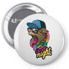 up all night cat Pin-back button