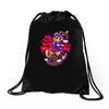 gugu rider Drawstring Bags
