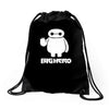big hero Drawstring Bags