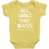all about that bass Baby Onesie