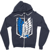 wings of freedom Zipper Hoodie
