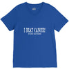 i beat cancer by cancer i mean children V-Neck Tee