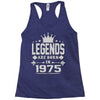 legends are born in 1975 hoodie 2 Racerback Tank