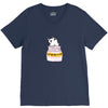 Antidepressant Cat V-Neck Tee