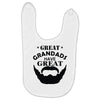mens grandads bearded Baby Bibs