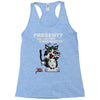 anxious cat Racerback Tank