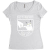 cat best friends for life Women's Triblend Scoop T-shirt
