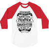 Super Cool Pawpaw Of A Freaking Awesome Daughter 3/4 Sleeve Shirt
