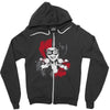 harlequin1 Zipper Hoodie